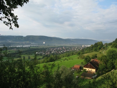 Blick auf Dogern vom Bürgelrain